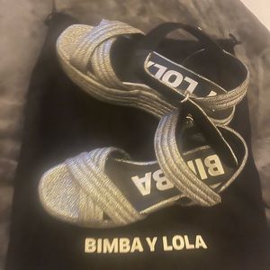 Bimba and Lola shoes size 38 worn once purchased in Spain